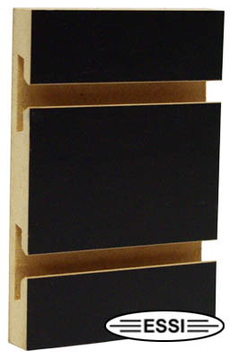Black Slatwall Panels